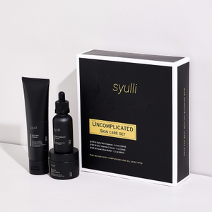 Conjunto de cuidados de pele descomplicados Syulli para homens - 3 peças