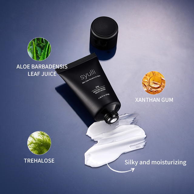 Conjunto de cuidados com a pele masculina de marca própria, tratamento de acne, vitamina C, hidratante orgânico natural, clareador, anti-envelhecimento para viagens de presente