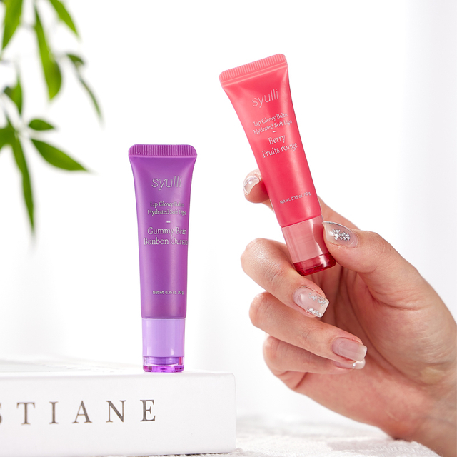 Batom hidratante de cera de abelha em bastão hidratante natural genuíno com vitamina E