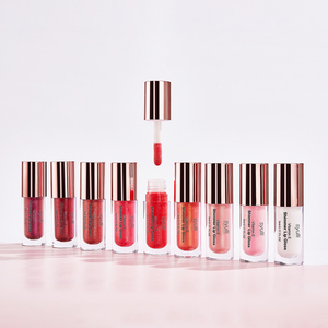 OEM 6 CORES marca própria cor brilhante orgânica Nude Shimmer mini Lip Gloss
