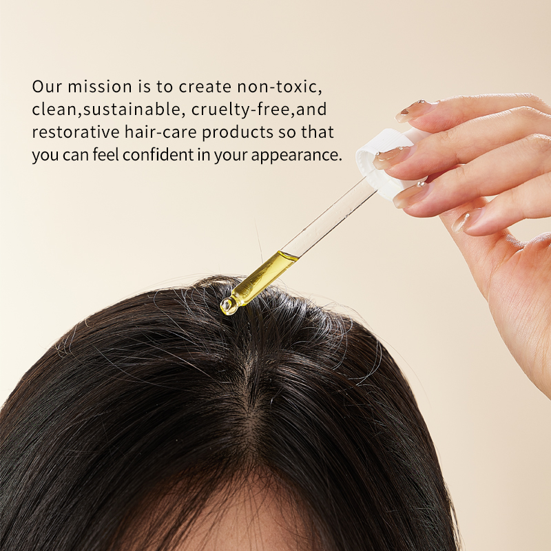 Elixir de ervas para crescimento capilar Syulli com alecrim e hortelã-pimenta | 8 extratos vegetais | Tratamento do couro cabeludo | Atacado e OEM