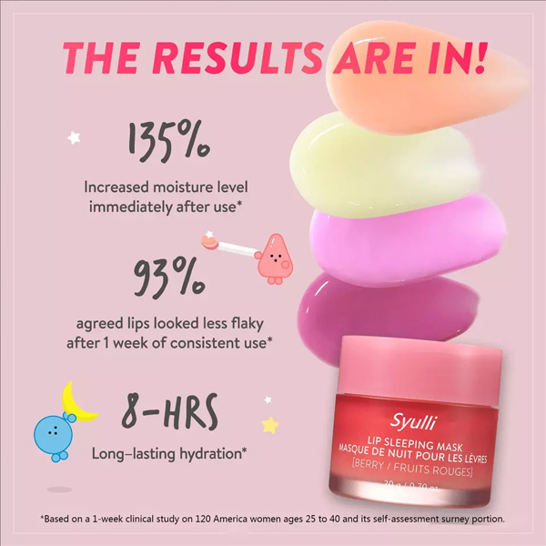 Bálsamo labial vegano de marca própria com vitamina C orgânica, protetor labial, nutrição, hidratação, máscara labial para dormir