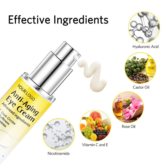 Creme para os olhos antienvelhecimento personalizado OEM