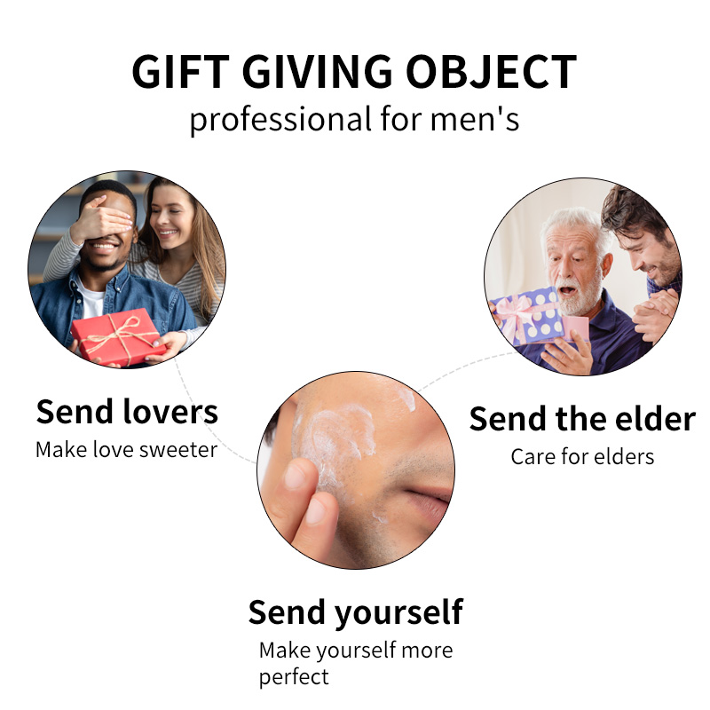 Conjunto de cuidados de pele descomplicados Syulli para homens - 3 peças